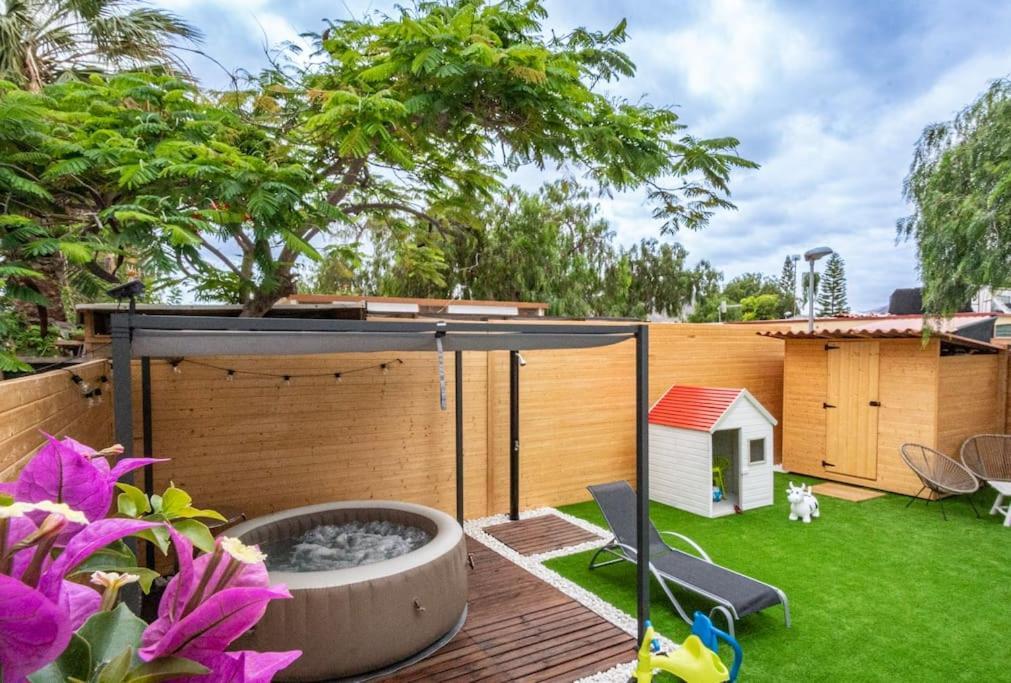 Private Paradise On Cozy Campsite, Jacuzzi, Netflix Las Galletas Exteriör bild