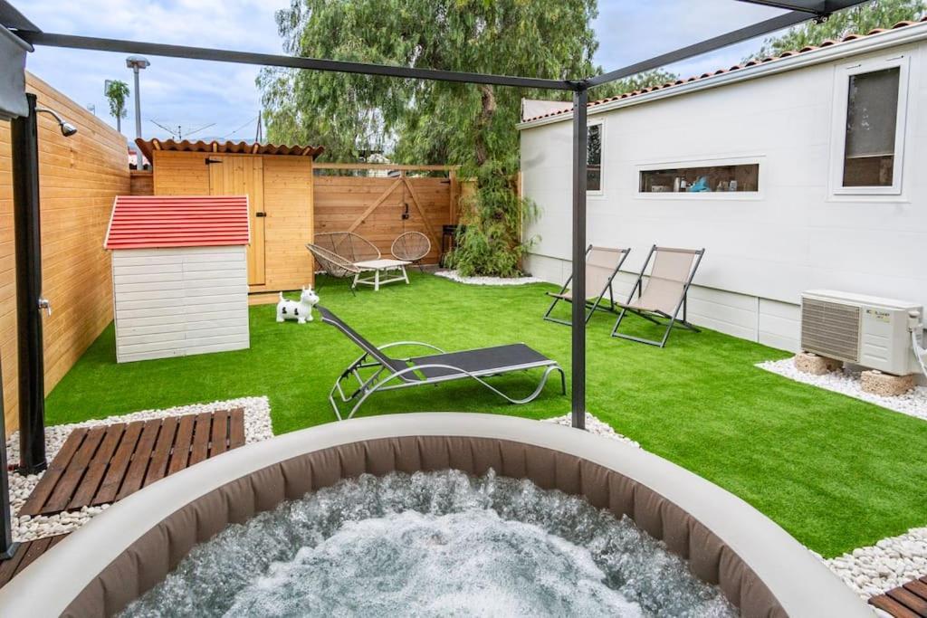 Private Paradise On Cozy Campsite, Jacuzzi, Netflix Las Galletas Exteriör bild